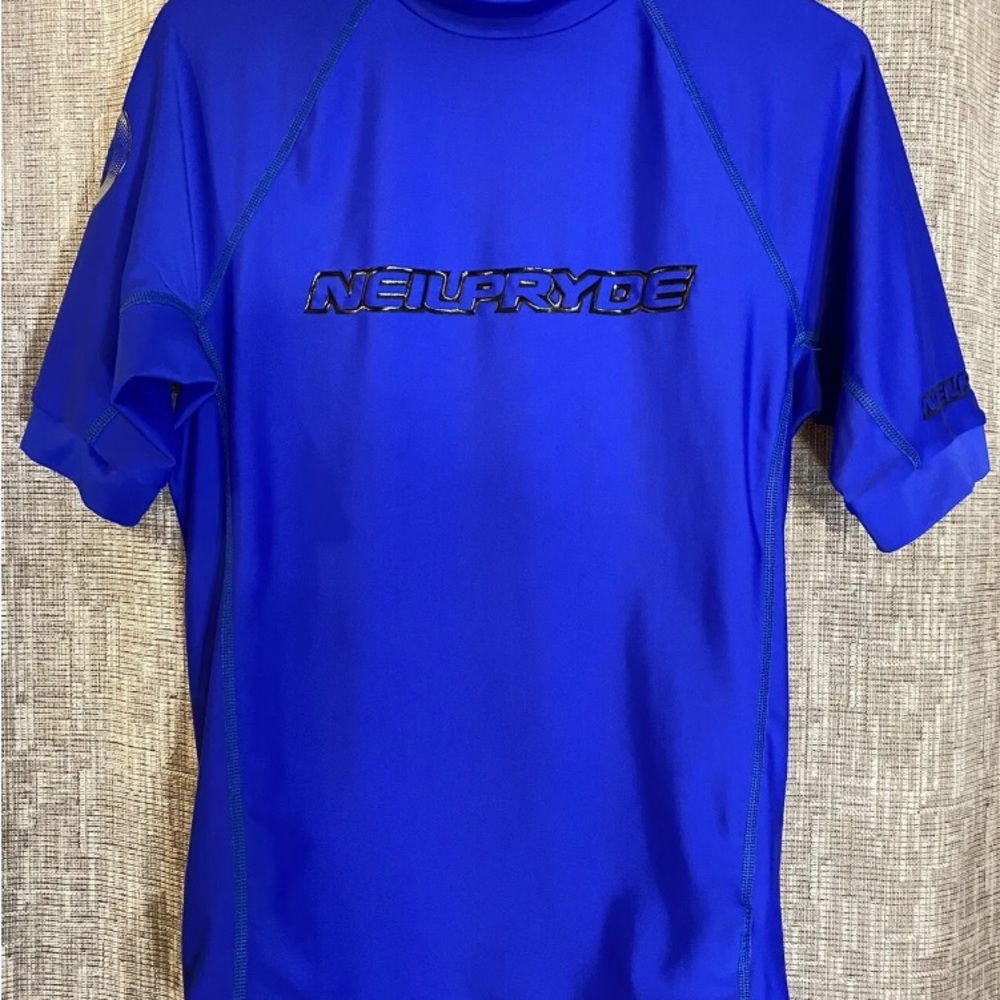 NEIL PRYDE Men's PROTEX Shirt KAYAK KITE SURF Water Sports Size 52 L Blue Large